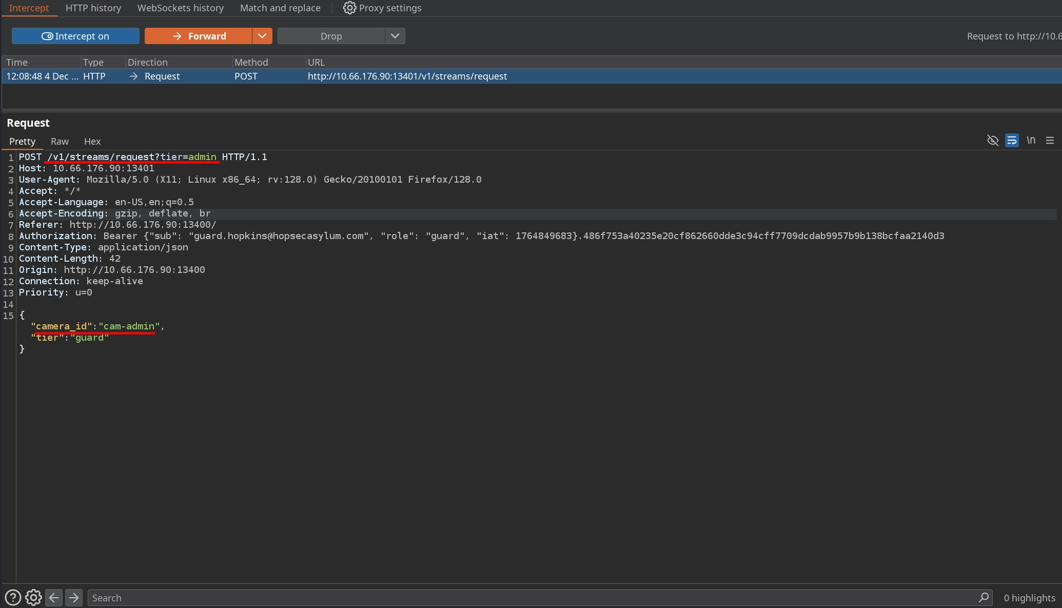 Web 13401 Camera Admin Four