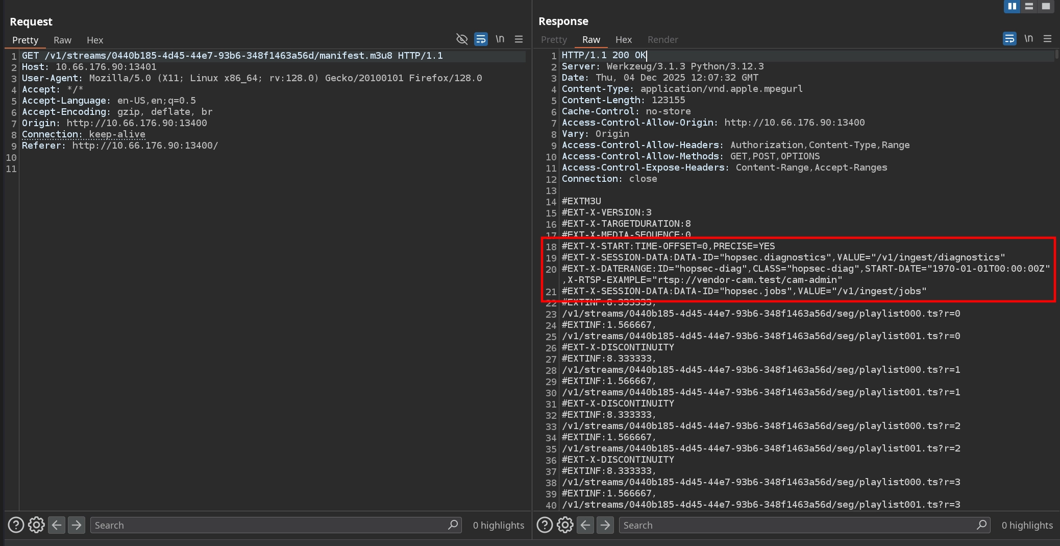 Web 13401 Camera Admin Manifest
