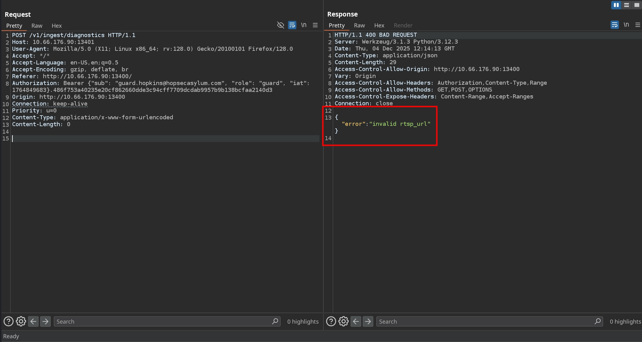 Web 13401 Diagnostics Two