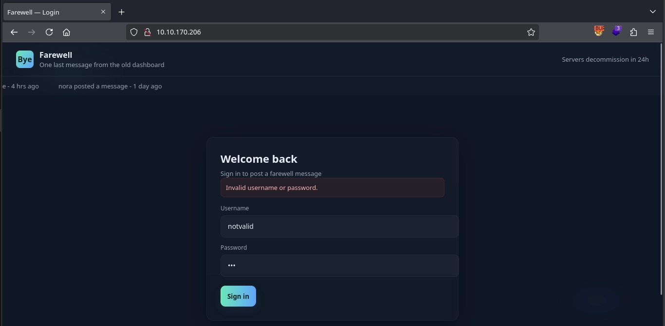 Web 80 Login Notvalid