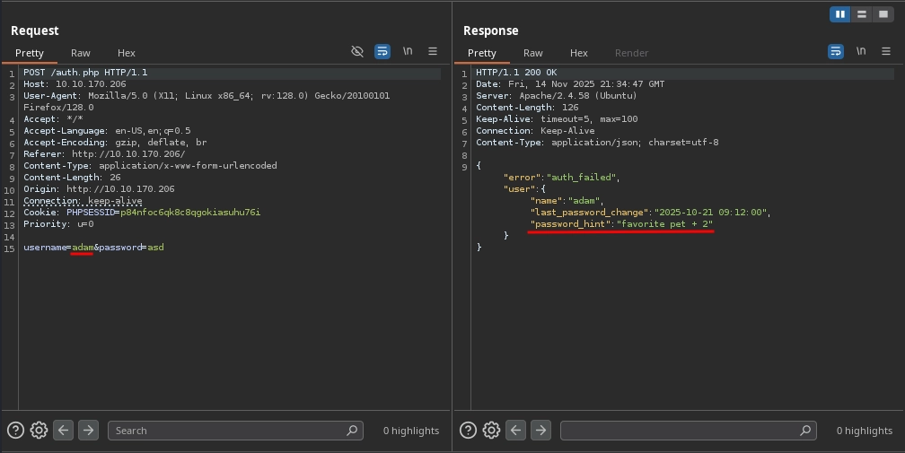 Web 80 Login Password Hint Adam