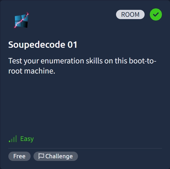 Tryhackme Room Link